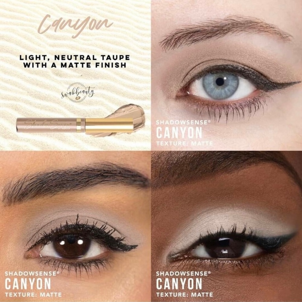 Canyon ShadowSense- cream, taupe, matte shadow. Great as a base or accent!